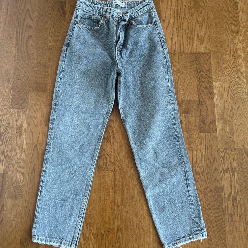 Classic Grey Denim Jeans